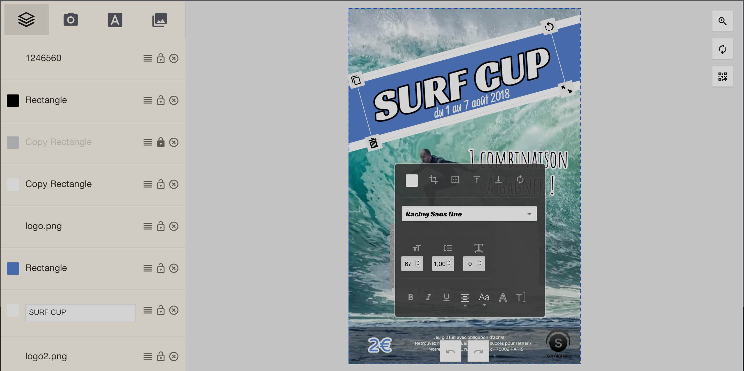 Organiser une belle tombola pour une association ou une école est un moyen pratique et festif de récolter des fonds. Pour une organisation simplifiée, avez-vous pensé à créer votre propre billet de tombola à gratter ? Un procédé qui vous épargne les étapes de la vente du ticket à souche et du classique tirage au sort. Pour autant, le hasard reste de la partie ! Organiser une belle tombola pour une association ou une école est un moyen pratique et festif de récolter des fonds. Pour une organisation simplifiée, avez-vous pensé à créer votre propre billet de tombola à gratter ? Un procédé qui vous épargne les étapes de la vente du ticket à souche et du classique tirage au sort. Pour autant, le hasard reste de la partie !