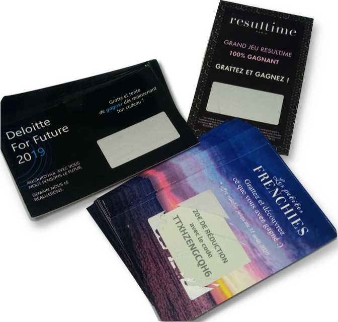 L’animation commerciale est l’un des concepts qui sont devenus particulièrement populaires ces dernières années dans les entreprises. Le but visé est aussi simple que précis : booster l’affluence sur le site de vente, en vue d’augmenter significativement le chiffre d’affaires de la société concernée. L’atteinte de cet objectif implique la mise en place d’animations efficaces, stratégiques et surtout originales, capables de capter l’attention d’un maximum de personnes, et de les attirer. Et si vous manquez d’inspiration dans ce cadre, pensez à faire l’expérience du ticket à gratter personnalisé ! L’animation commerciale est l’un des concepts qui sont devenus particulièrement populaires ces dernières années dans les entreprises. Le but visé est aussi simple que précis : booster l’affluence sur le site de vente, en vue d’augmenter significativement le chiffre d’affaires de la société concernée. L’atteinte de cet objectif implique la mise en place d’animations efficaces, stratégiques et surtout originales, capables de capter l’attention d’un maximum de personnes, et de les attirer. Et si vous manquez d’inspiration dans ce cadre, pensez à faire l’expérience du ticket à gratter personnalisé !