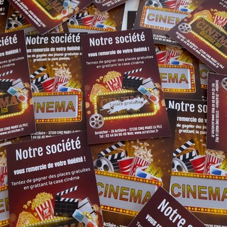 Scratch cards are an excellent way for cinema professionals to increase audience engagement, strengthen their brand, attract new viewers, and boost ticket sales. The scratch cards can offer benefits such as free tickets, discounts, snacks, exclusive premieres, meetings with actors, and much more. Scratch cards are an excellent way for cinema professionals to increase audience engagement, strengthen their brand, attract new viewers, and boost ticket sales. The scratch cards can offer benefits such as free tickets, discounts, snacks, exclusive premieres, meetings with actors, and much more.