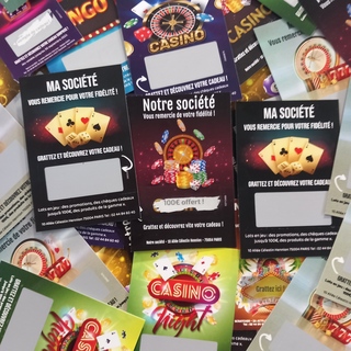 Scratch cards are an effective way for casinos to attract new customers and retain existing ones. You can offer scratch-off benefits such as free game credits, free spins on slot machines, gifts like electronics, jewelry, trips, cars, etc., free or discounted meals in casino restaurants, free or discounted drinks in casino bars, free entry to special events like concerts, shows, or poker tournaments, gift cards for stores in the casino or outside, extra game credits for table games, free or discounted access to the spa, pool, or other casino leisure facilities, and free entry to drawings for larger prizes like progressive jackpots. Scratch cards are an effective way for casinos to attract new customers and retain existing ones. You can offer scratch-off benefits such as free game credits, free spins on slot machines, gifts like electronics, jewelry, trips, cars, etc., free or discounted meals in casino restaurants, free or discounted drinks in casino bars, free entry to special events like concerts, shows, or poker tournaments, gift cards for stores in the casino or outside, extra game credits for table games, free or discounted access to the spa, pool, or other casino leisure facilities, and free entry to drawings for larger prizes like progressive jackpots.
