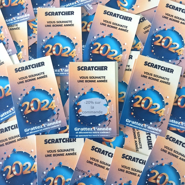 Carte à gratter 2024
