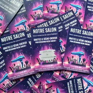 Wellness-focused scratch cards can be used by hair salons, beauty salons, spas, fitness centers, alternative medicine practices, therapists, and wellness centers. They can be used to promote special offers, discounts, and free services or to boost customer engagement by inviting them to scratch and win products or sessions. They can add a touch of fun and surprise to the promotion of wellness services and help build customer loyalty. Wellness-focused scratch cards can be used by hair salons, beauty salons, spas, fitness centers, alternative medicine practices, therapists, and wellness centers. They can be used to promote special offers, discounts, and free services or to boost customer engagement by inviting them to scratch and win products or sessions. They can add a touch of fun and surprise to the promotion of wellness services and help build customer loyalty.